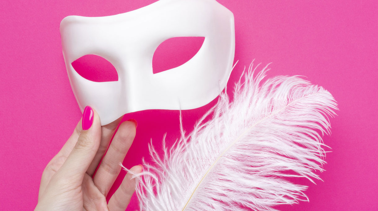 Masker en veer