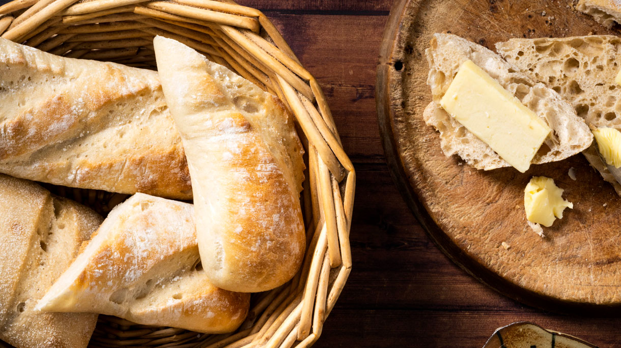 Mandje met brood