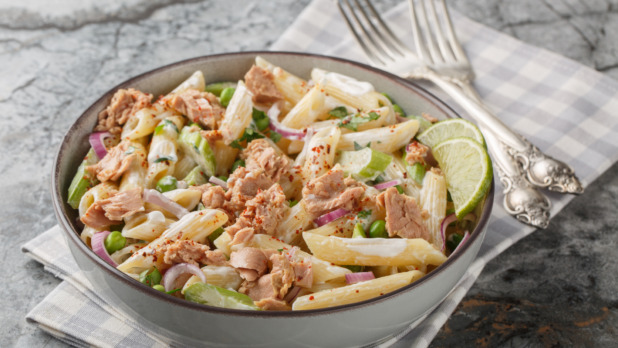 Penne met tonijn