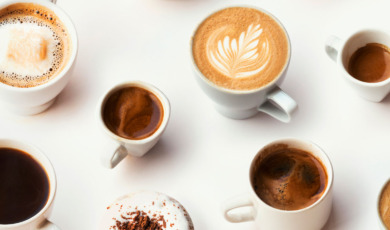 Verschillende soorten koffie