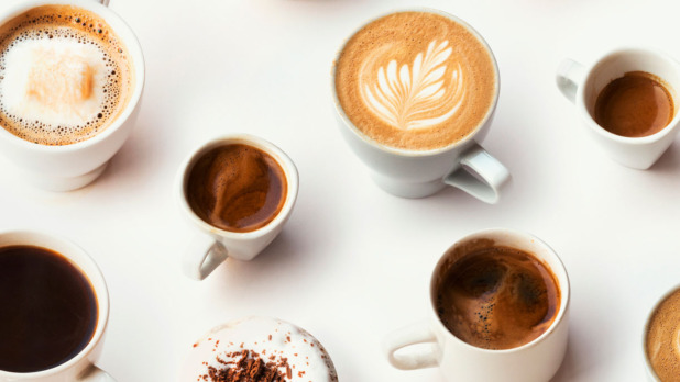 Verschillende soorten koffie
