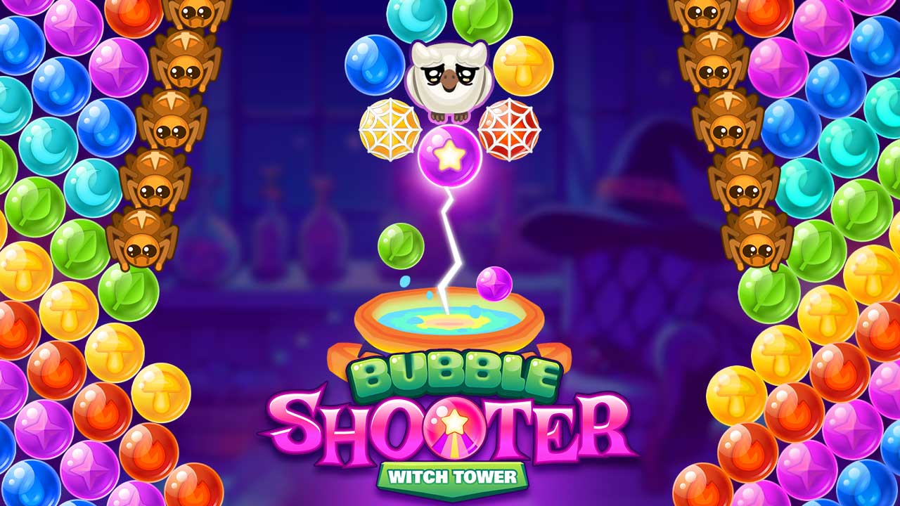 Bubble Shooter Witch Tower