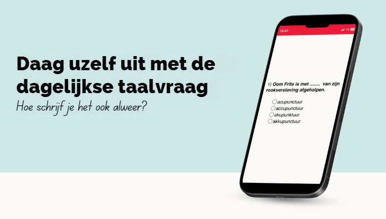 hoe schrijf je het ook alweer