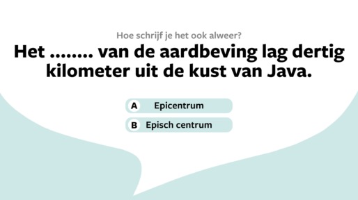 taalvraag episch centrum