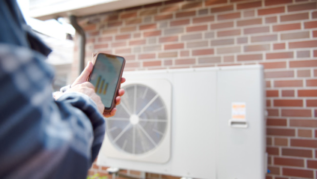 Warmtepomp buiten huis