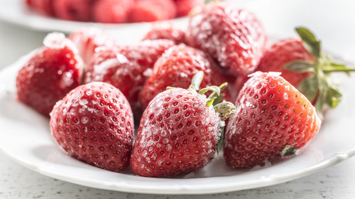 bevroren aardbeien