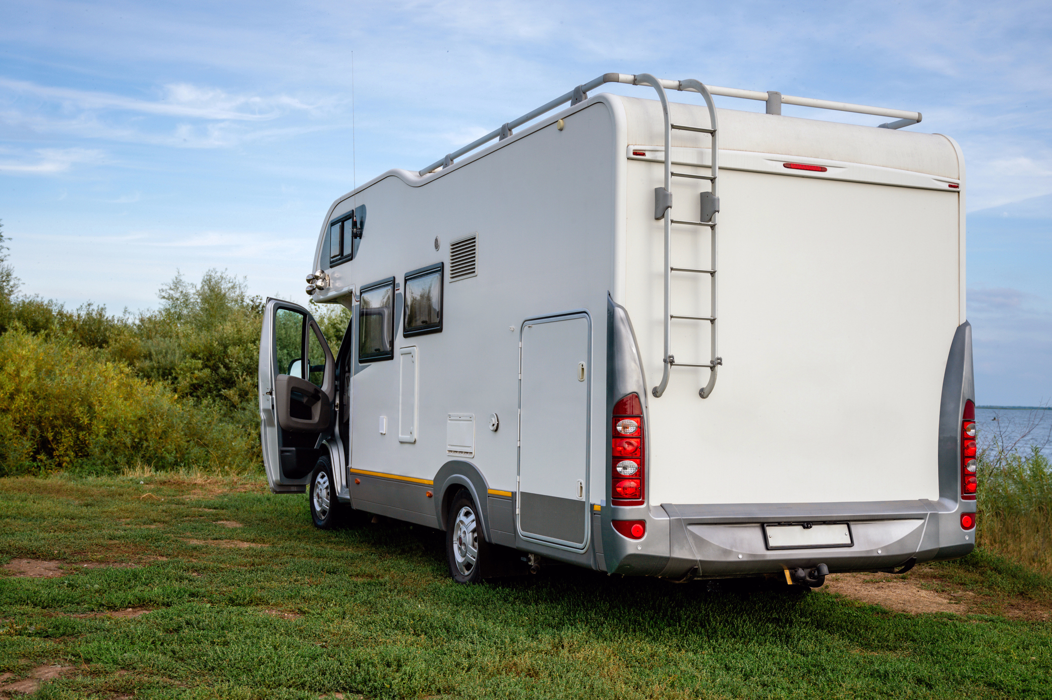 Camper is klaar voor vakantie