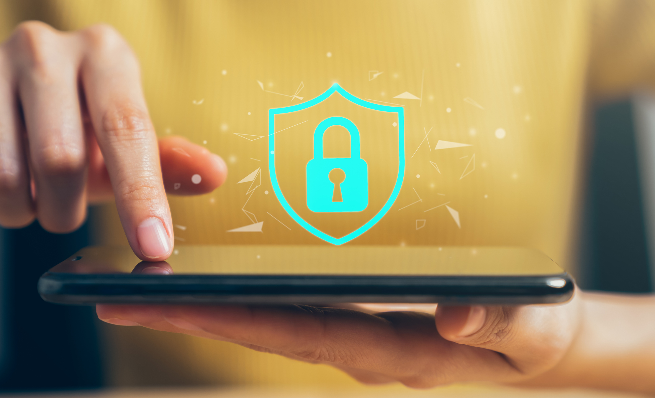 Mobiele telefoon met virus