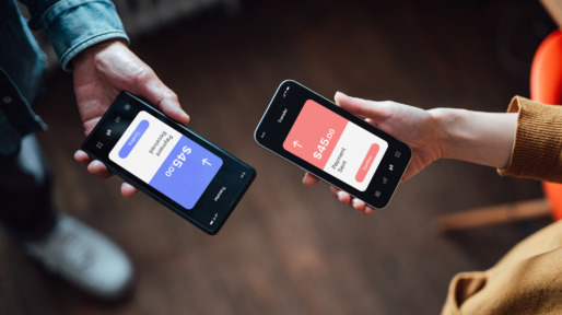 Bankieren via telefoon, geld overmaken met app