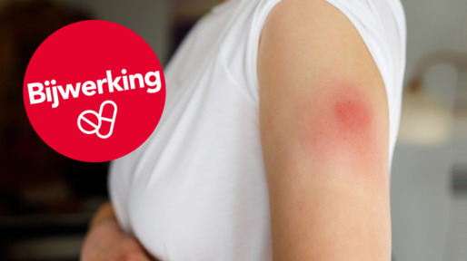 gezwollen arm als bijwerking na vaccinatie