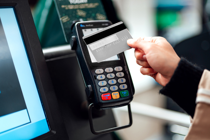 Zelfscankassa pinautomaat