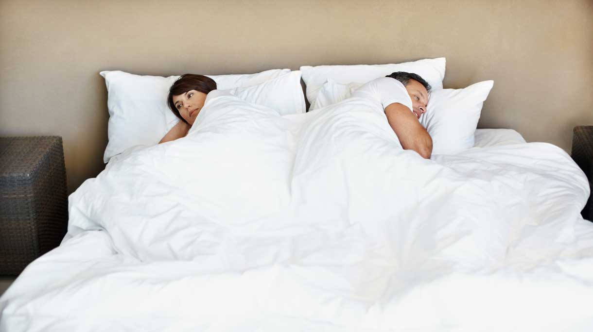 ouder stel in bed