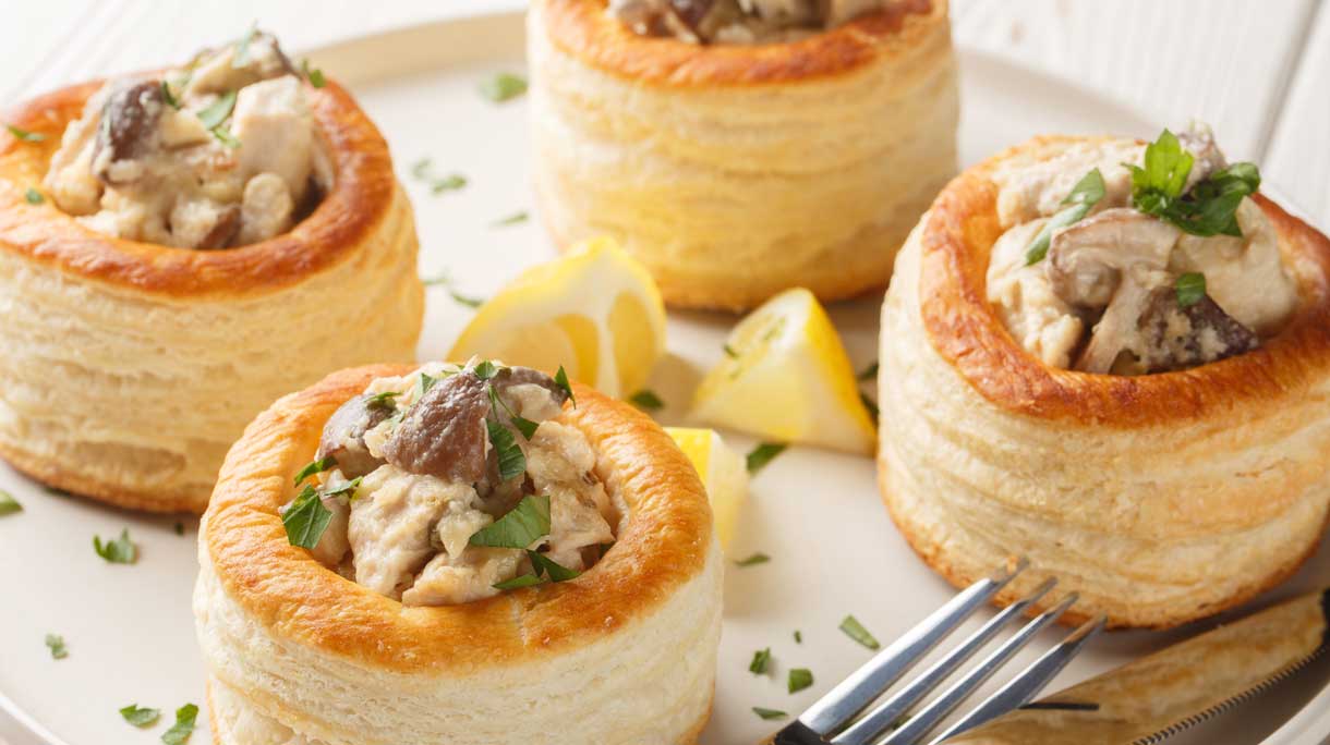 pasteitjes met ragout