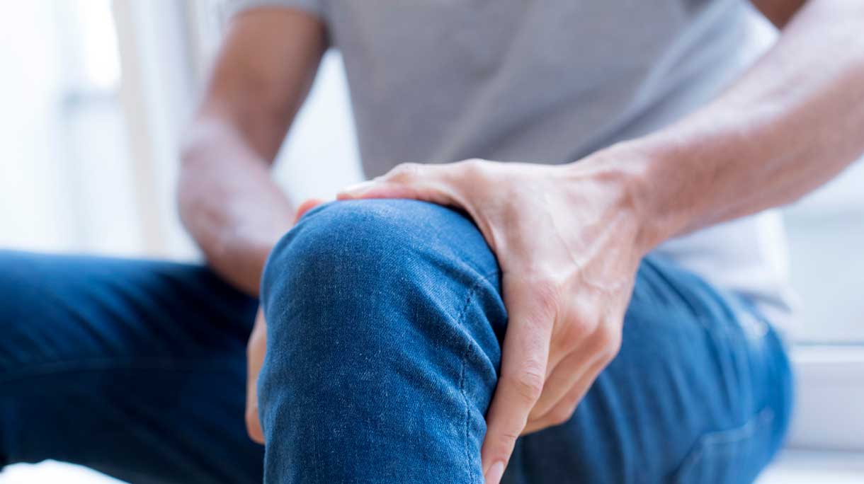Pijnlijke knie