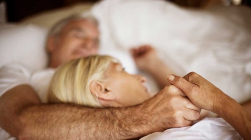 Echtpaar in bed