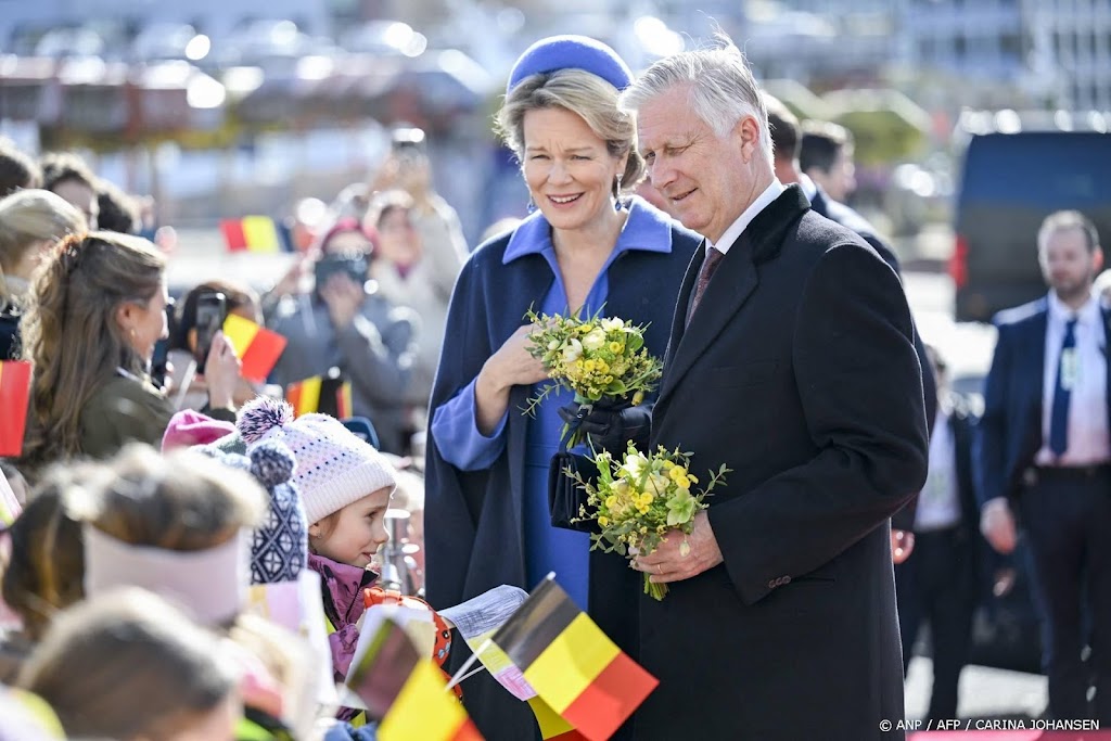 Belgisch koningspaar beleeft drukke ochtend in Stavanger