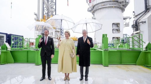 Filip en Mathilde besluiten Noors staatsbezoek op militaire basis