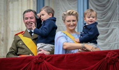 Nieuwe foto's van jarige prins François (3) van Luxemburg