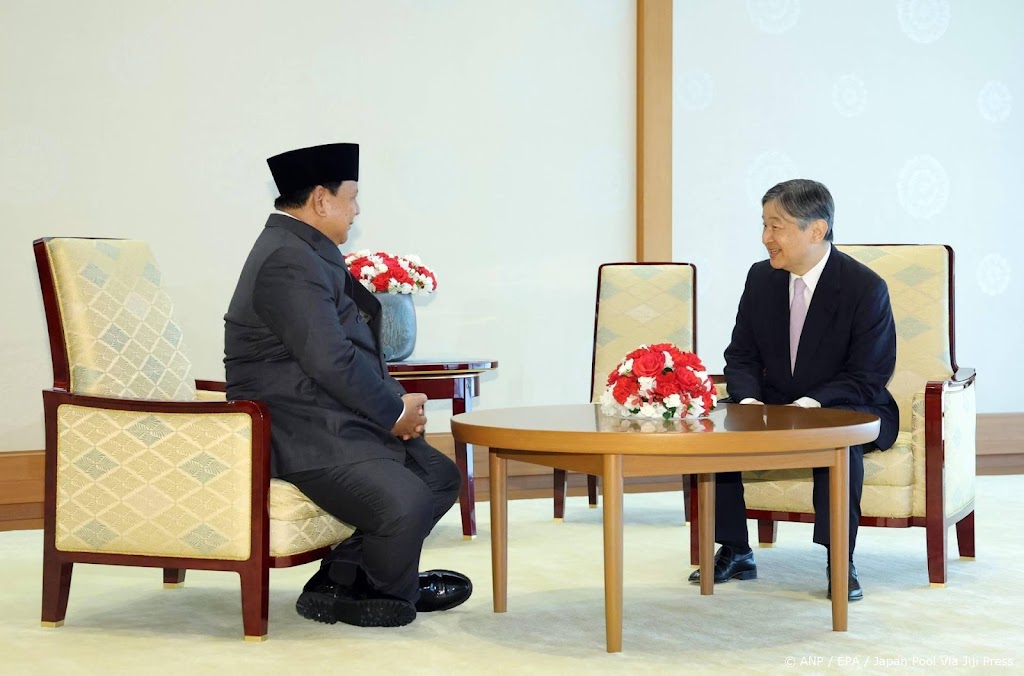 Japanse keizer luncht met president van Indonesië