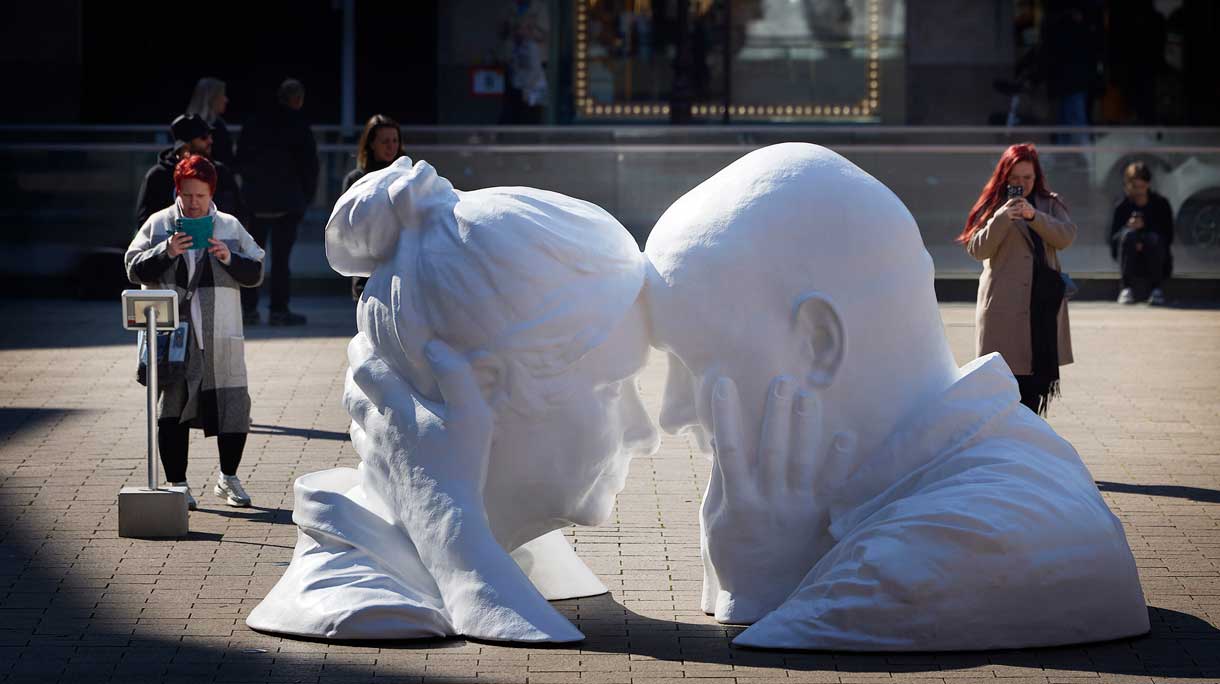 het beeld 'Blijf nabij'
