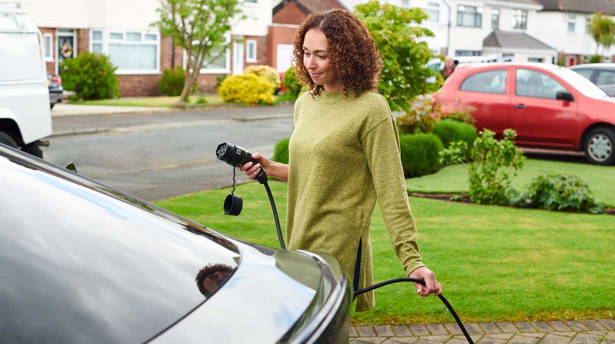 Elektrische auto opladen
