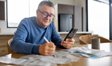 Man doet zijn financiele zaken thuis