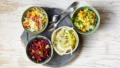 4 verschillende cole slaws