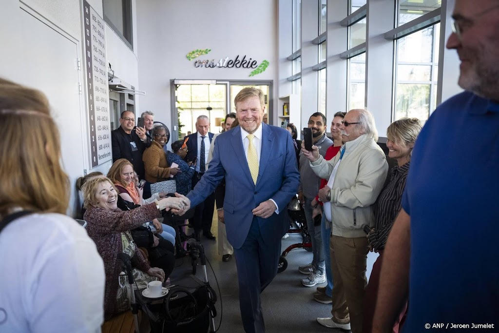 Woningcorporaties in gesprek met de koning over uitdagingen