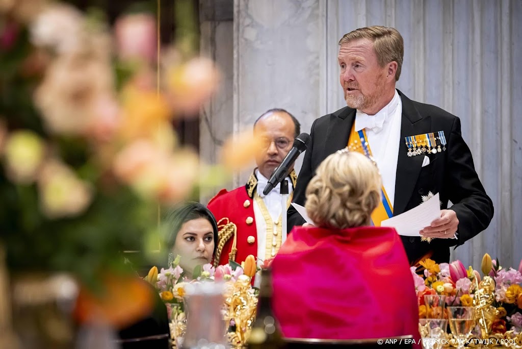 Koning Willem-Alexander uit zorgen over wereldsituatie
