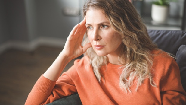 Vermoeide vrouw