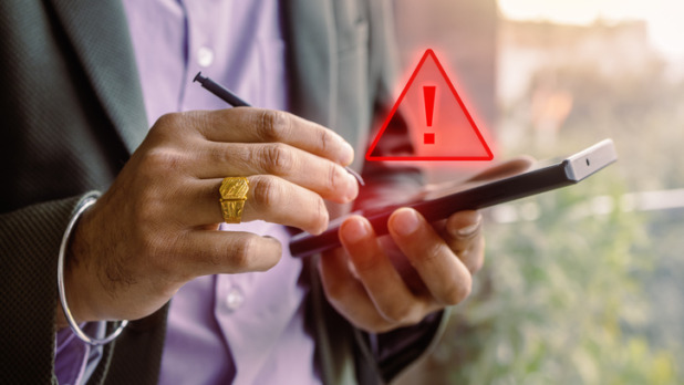 Datalek, een gehackte telefoon