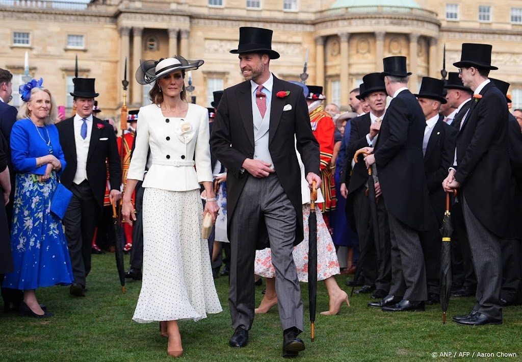 William en Catherine organiseren tweede tuinfeest van het jaar