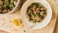 Pasta met spinazie, chilipeper en citroen