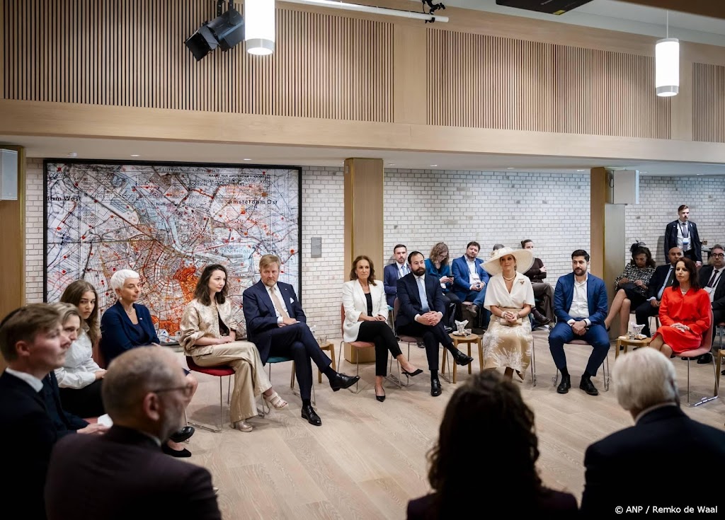 Koning en Steinmeier luisteren naar zorgen Joodse gemeenschap