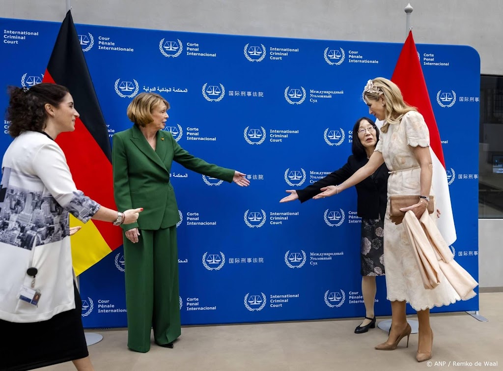 Máxima bezoekt ICC samen met Duitse presidentsvrouw
