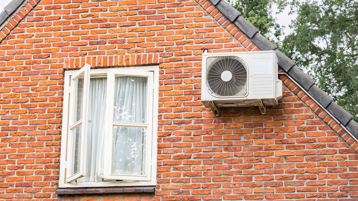 Split-airco aan huis
