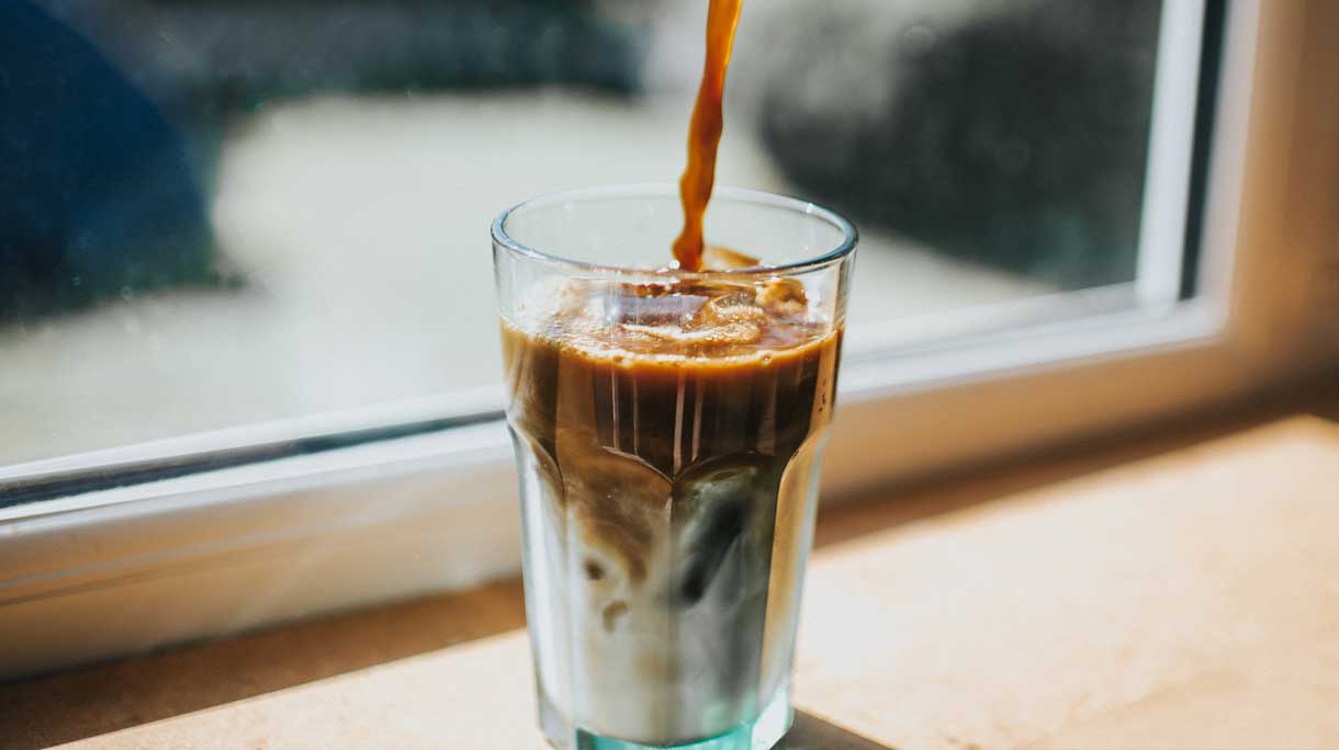 Zelfgemaakte ijskoffie