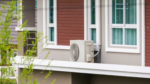 Airco aan buitenzijde huis