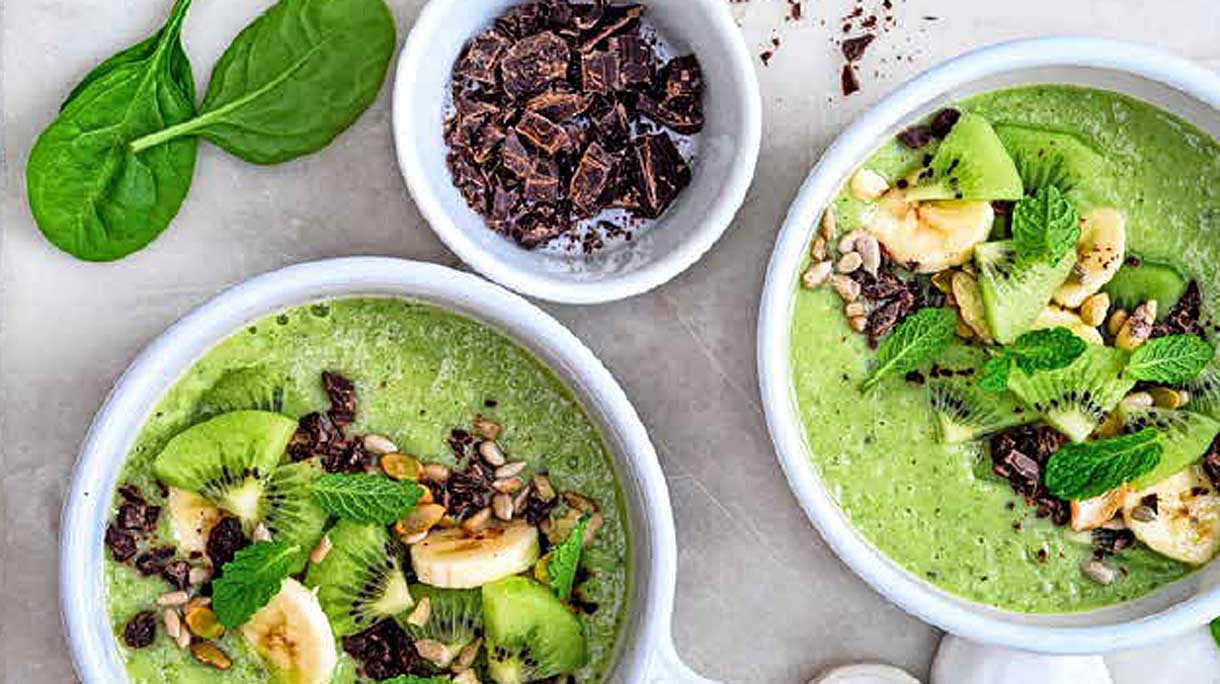 Groene smoothie bowl