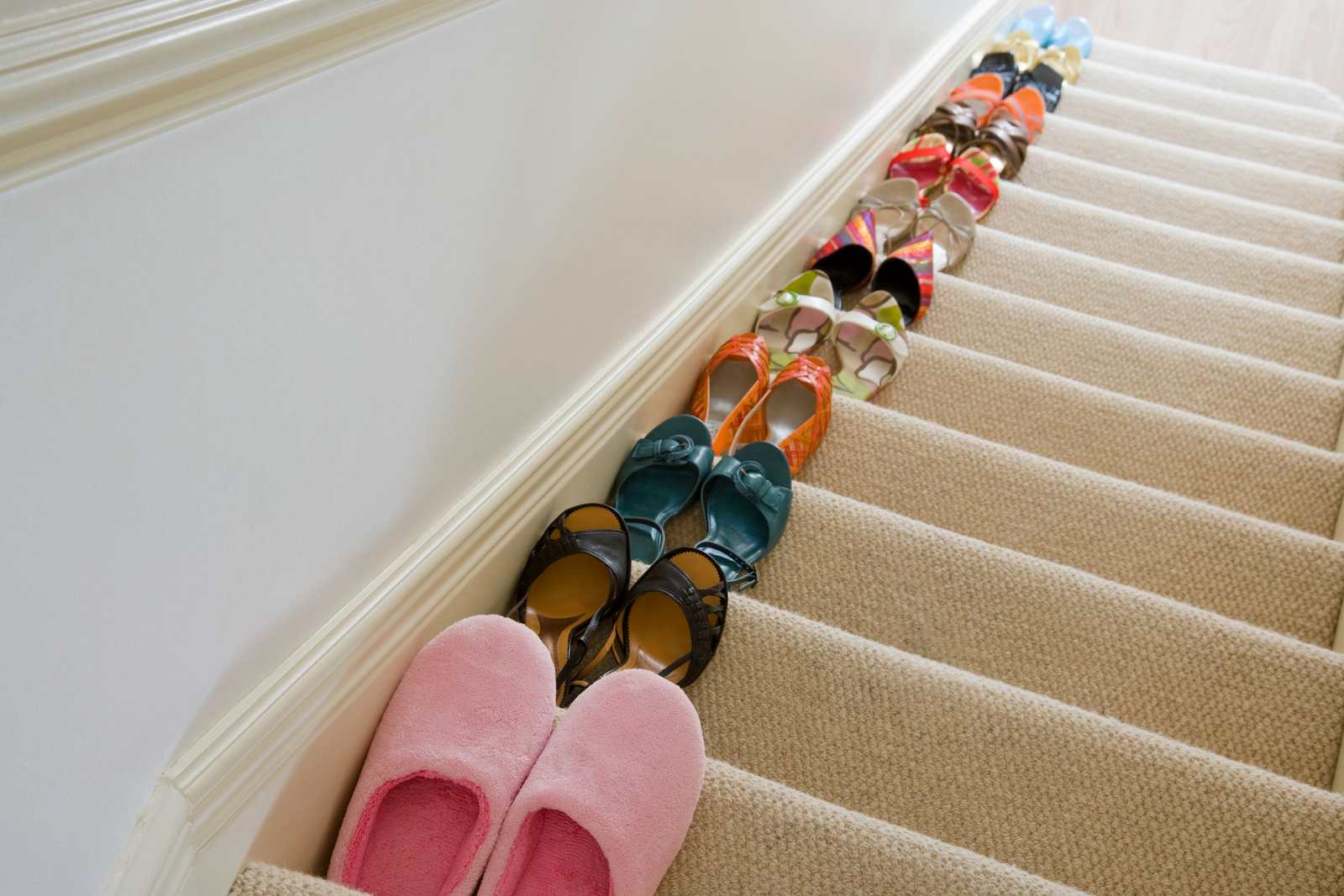 schoenen op trap
