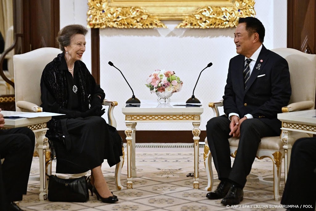 Prinses Anne ontmoet Thaise minister-president