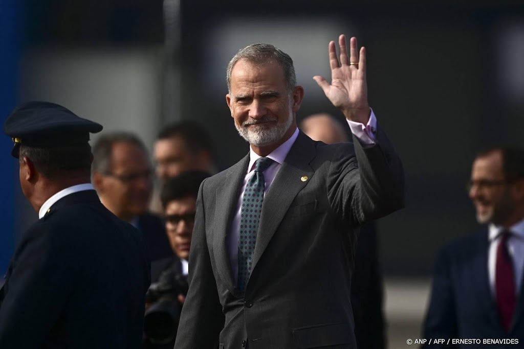 Koning Felipe arriveert in Peru voor beëdiging nieuwe president