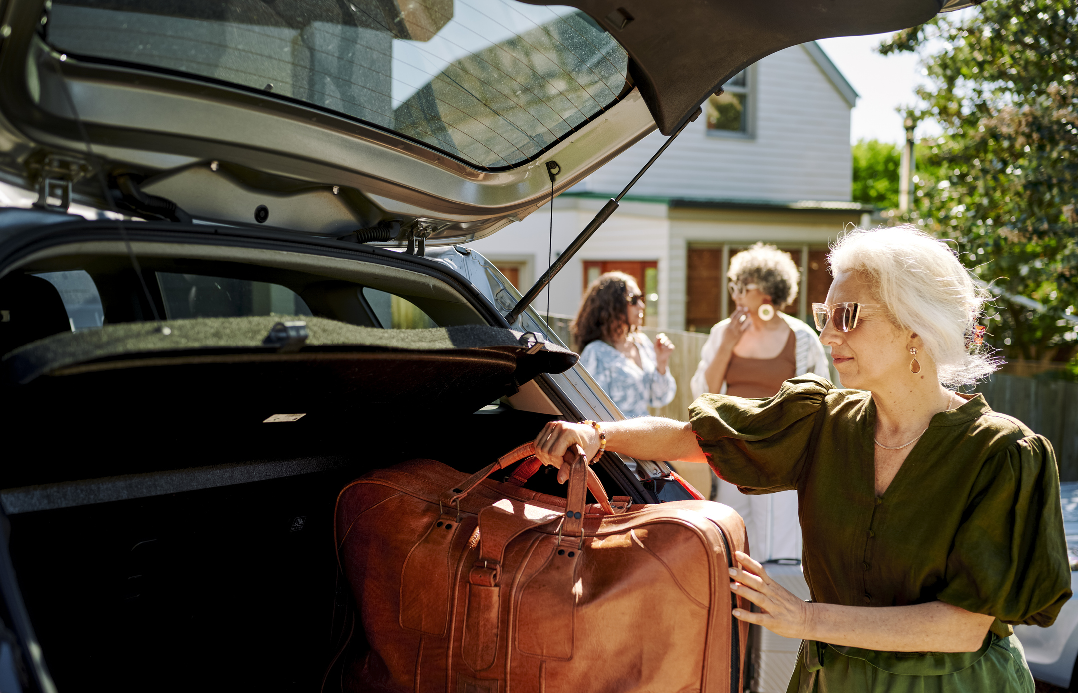 Auto inladen voor vakantiec