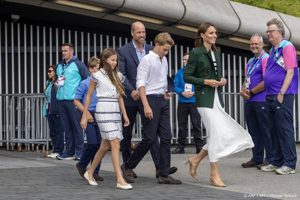William en gezin beleven 'prachtige dag' bij Commonwealth Games