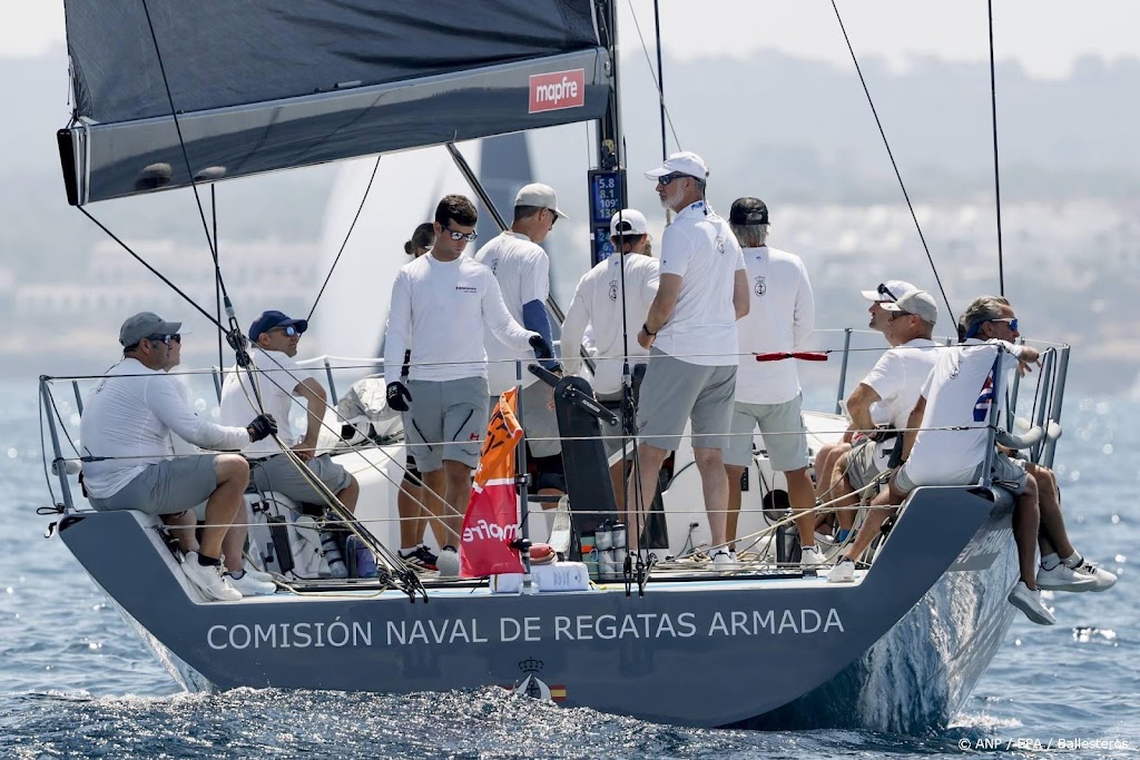 Zeilteam Felipe blijft ook zonder koning buiten podium
