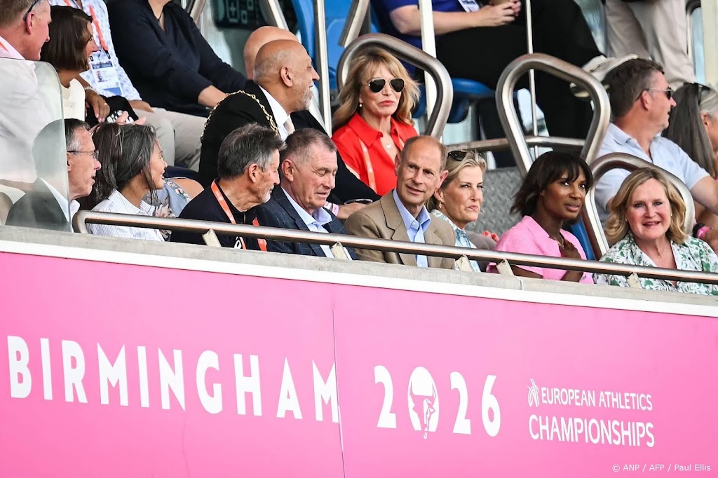 Edward en Sophie bezoeken EK atletiek in Birmingham