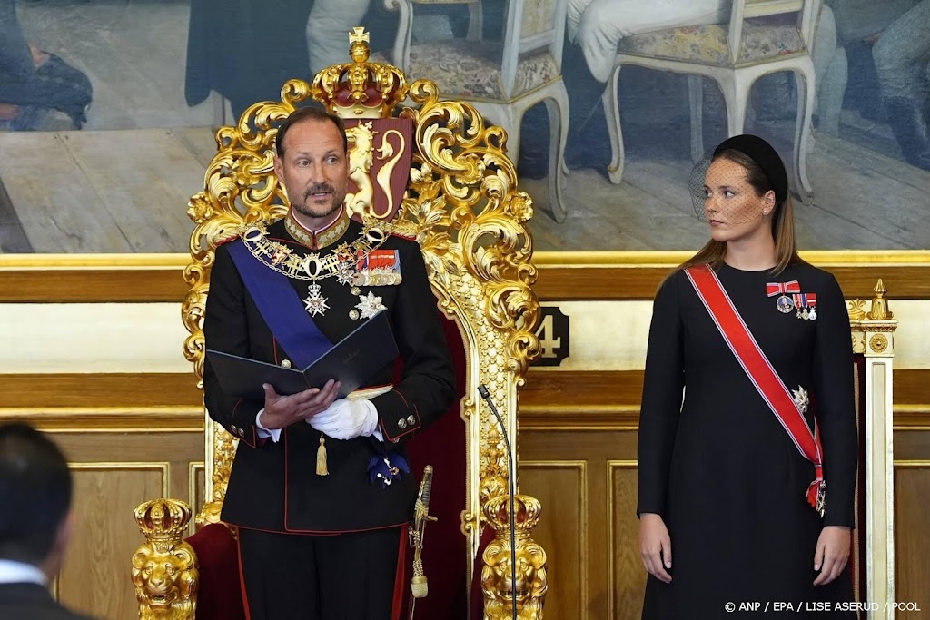 Nieuwe koning Haakon legt eed af in parlement