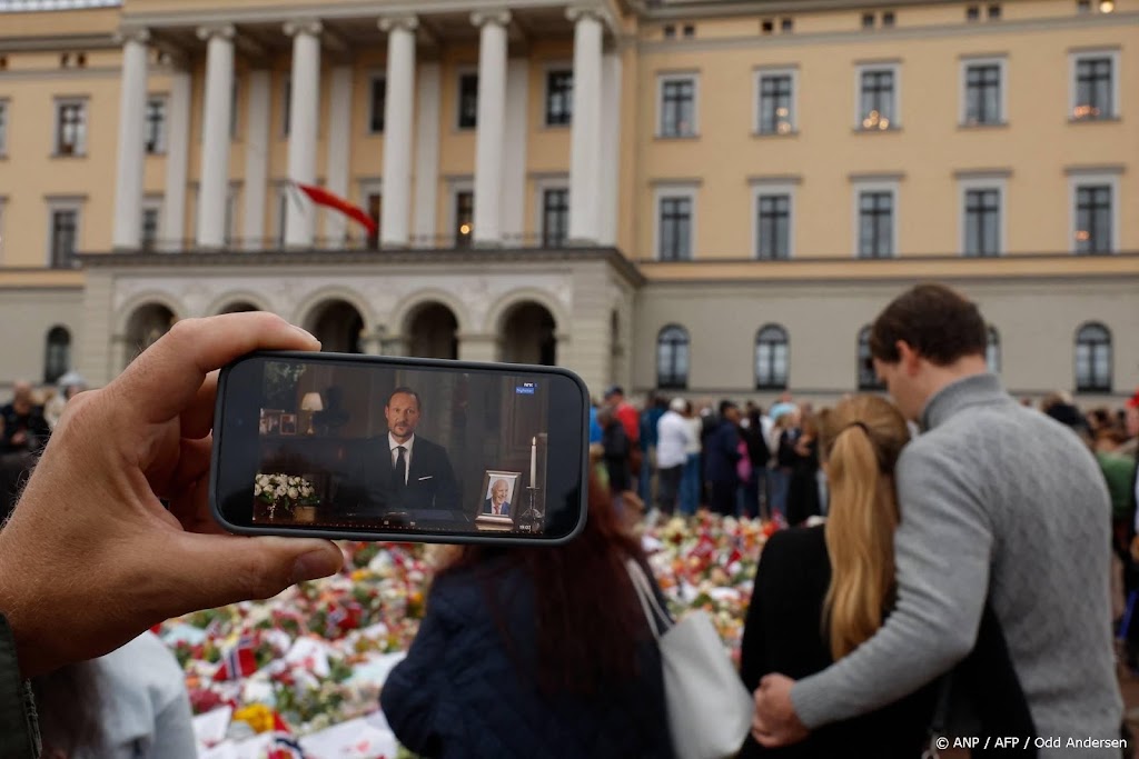 Bijna een miljoen mensen keken naar toespraak van koning Haakon