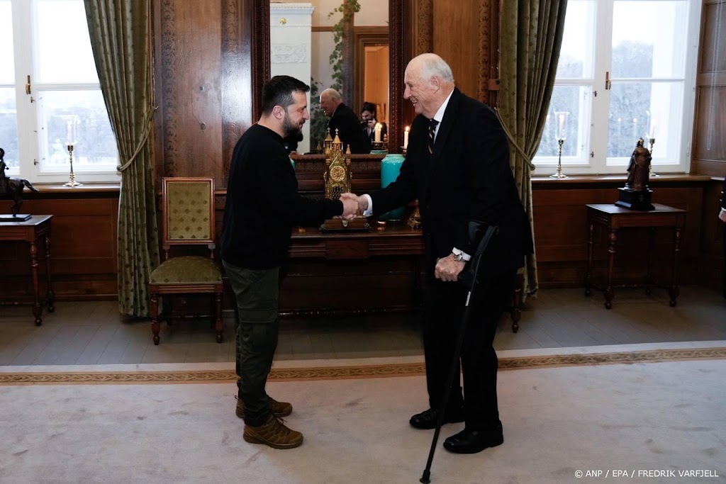 Zelensky koestert solidariteit koning Harald met Oekraïense volk