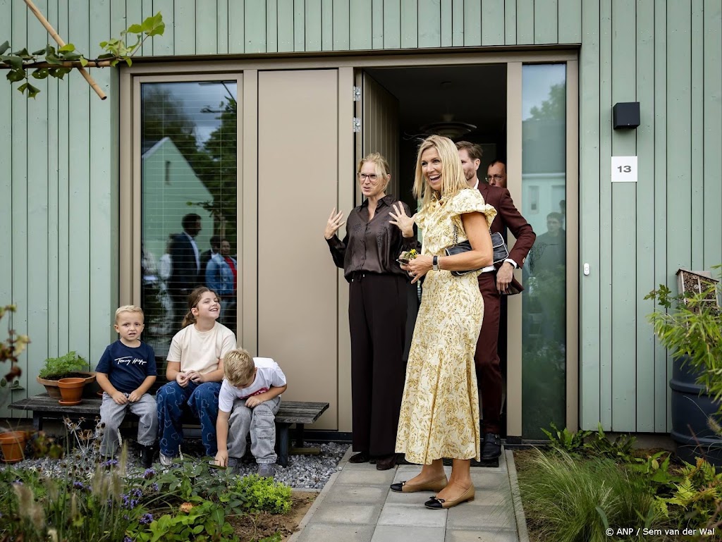 Máxima belt aan bij nieuwe bewoners duurzame wijk in Doetinchem